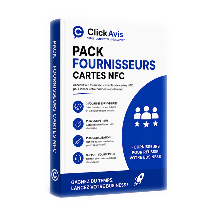 Pack | 9 Fournisseurs Cartes NFC